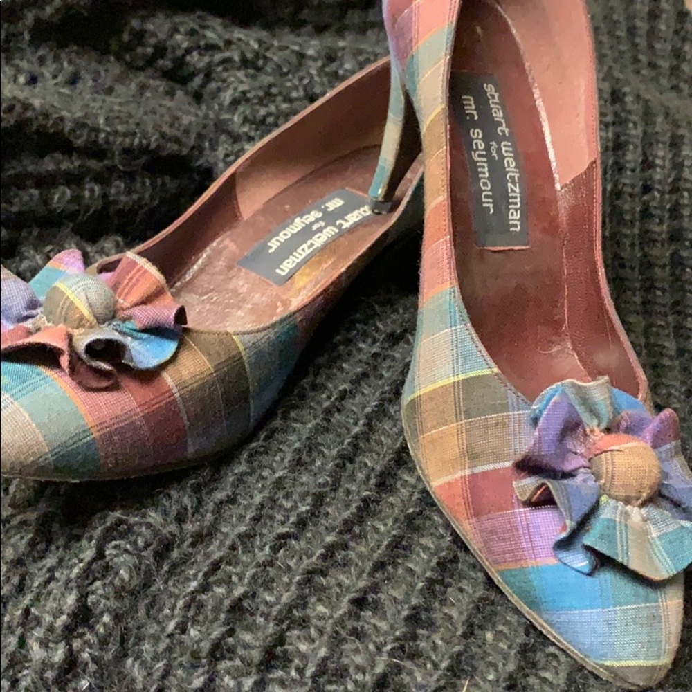 Vintage Silk Stuart Weitzman for Mr. Seymour